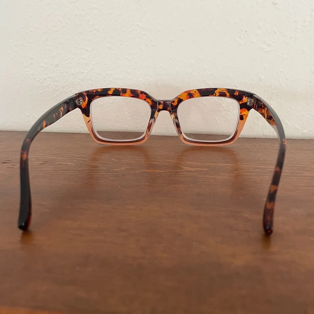 ZEELOOL Grover Frames Only Eyeglasses Tortoiseshell 50-20-143 Chunky Rectangle
